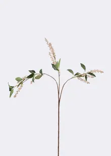 Gold Faux Magnolia Spray 82cm