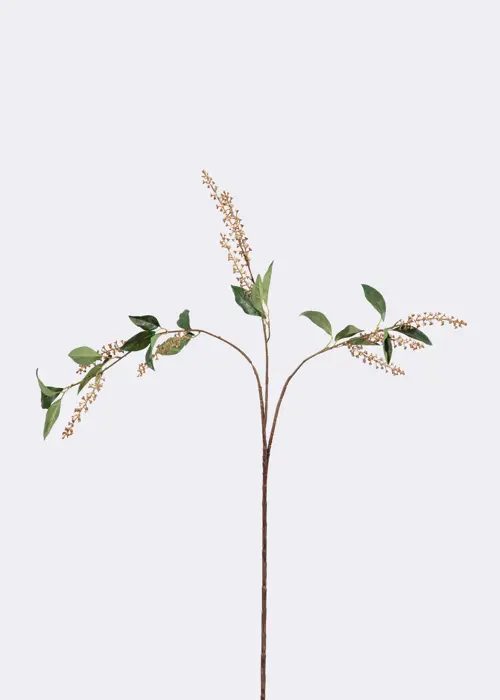 A photo of Gold Faux Magnolia Spray 82cm