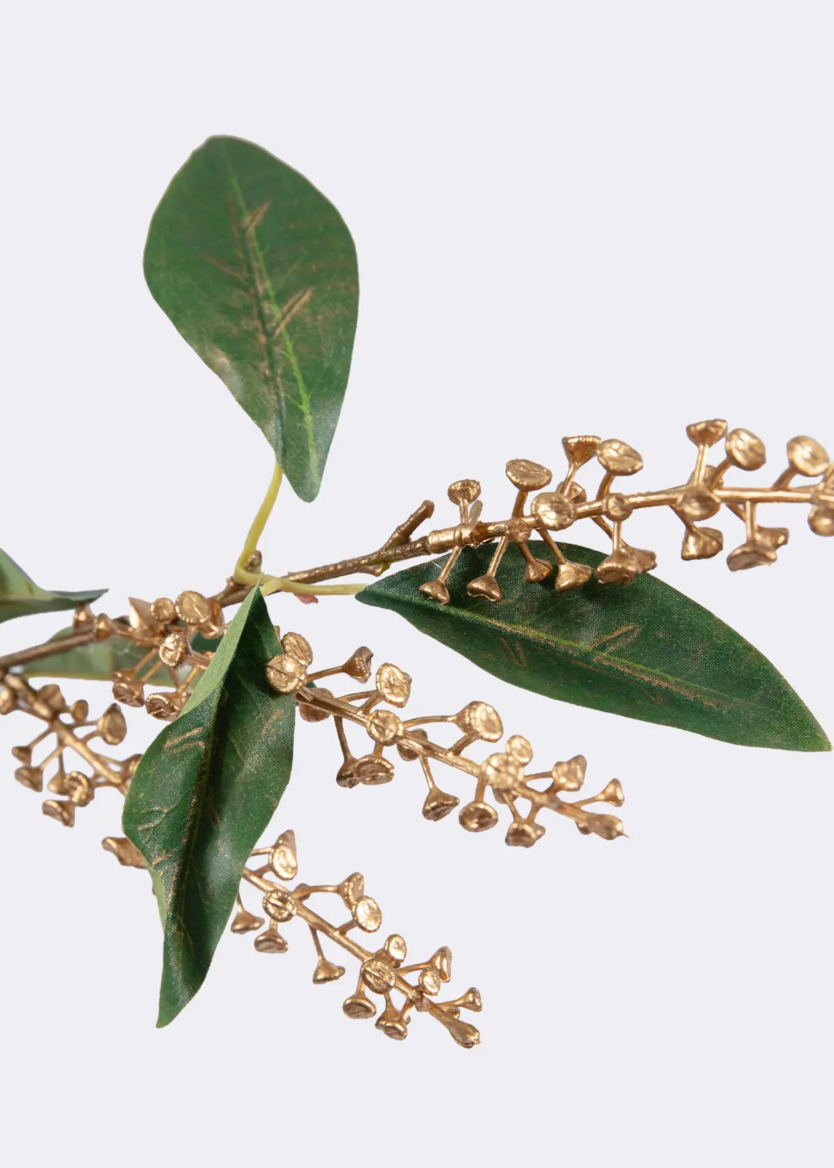 A photo of Gold Faux Magnolia Spray 82cm