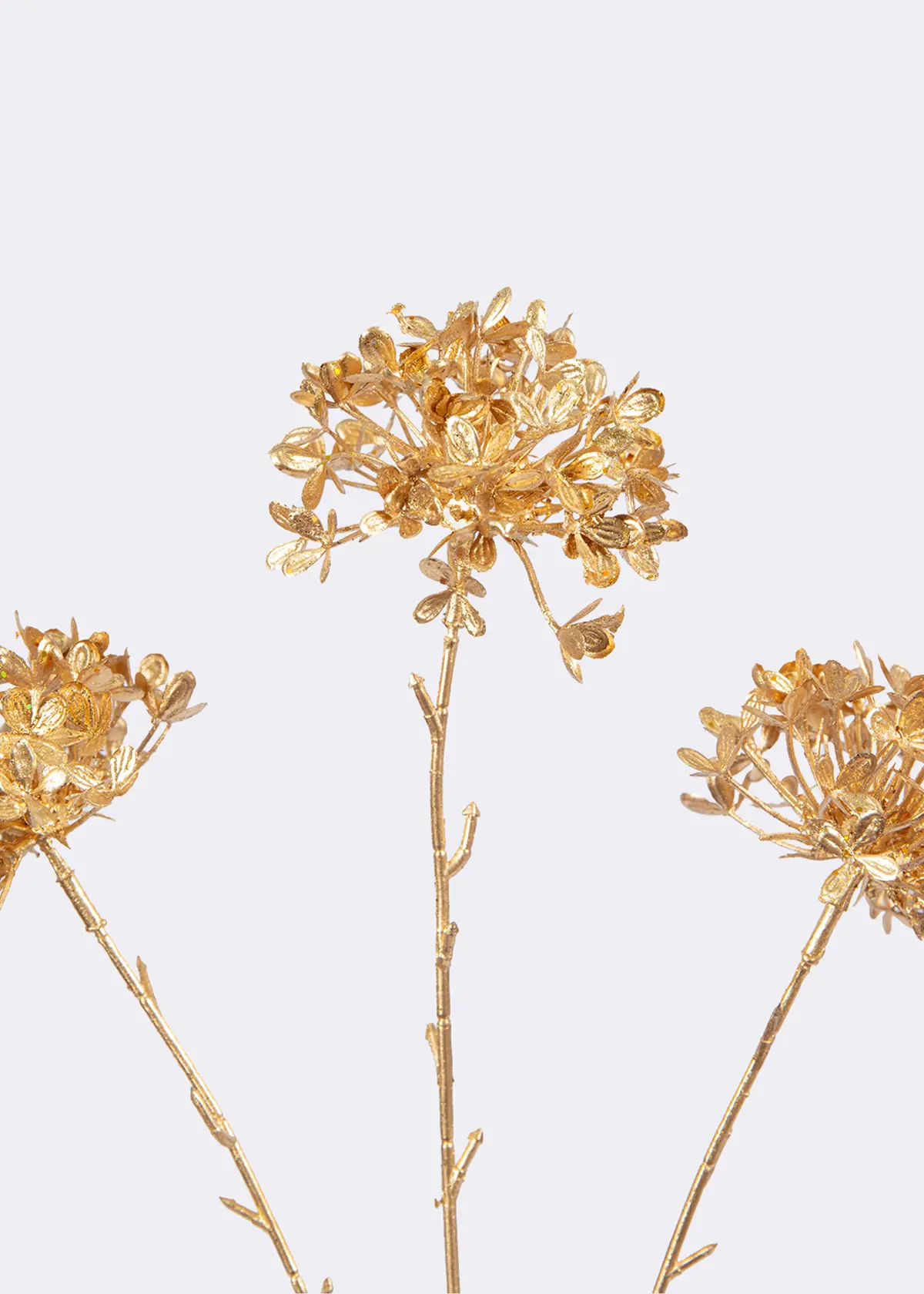 A photo of Gold Faux Cow Parsley Spray 63cm
