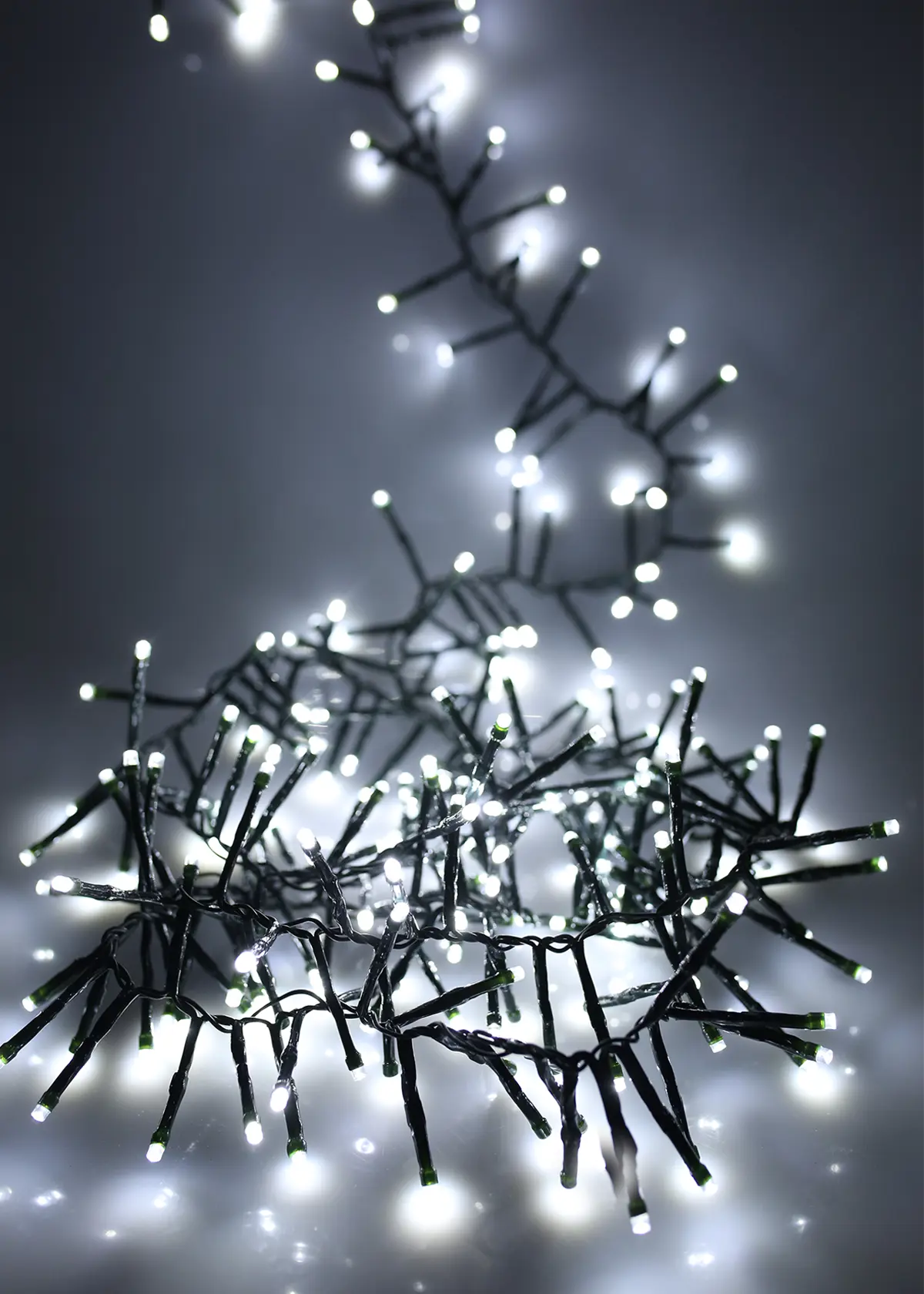 A photo of 480 White Multifunction Cluster String Lights
