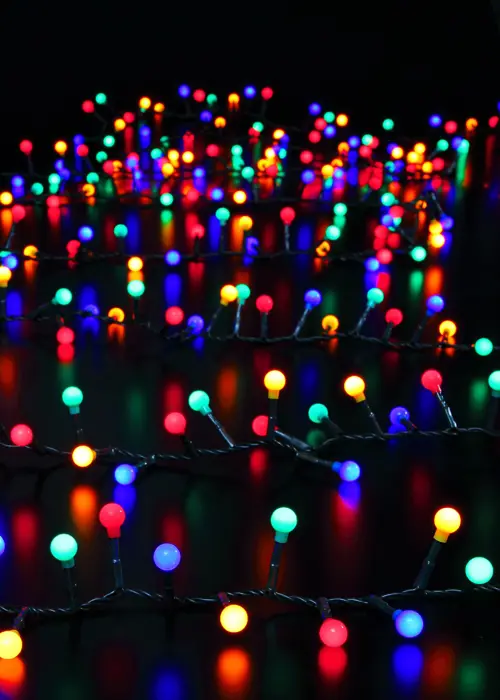 A photo of 480 Decor Multi-Colour Berry String Lights