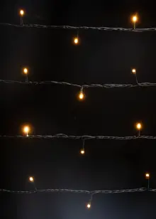 100 Warm White Multifunction Battery String Lights