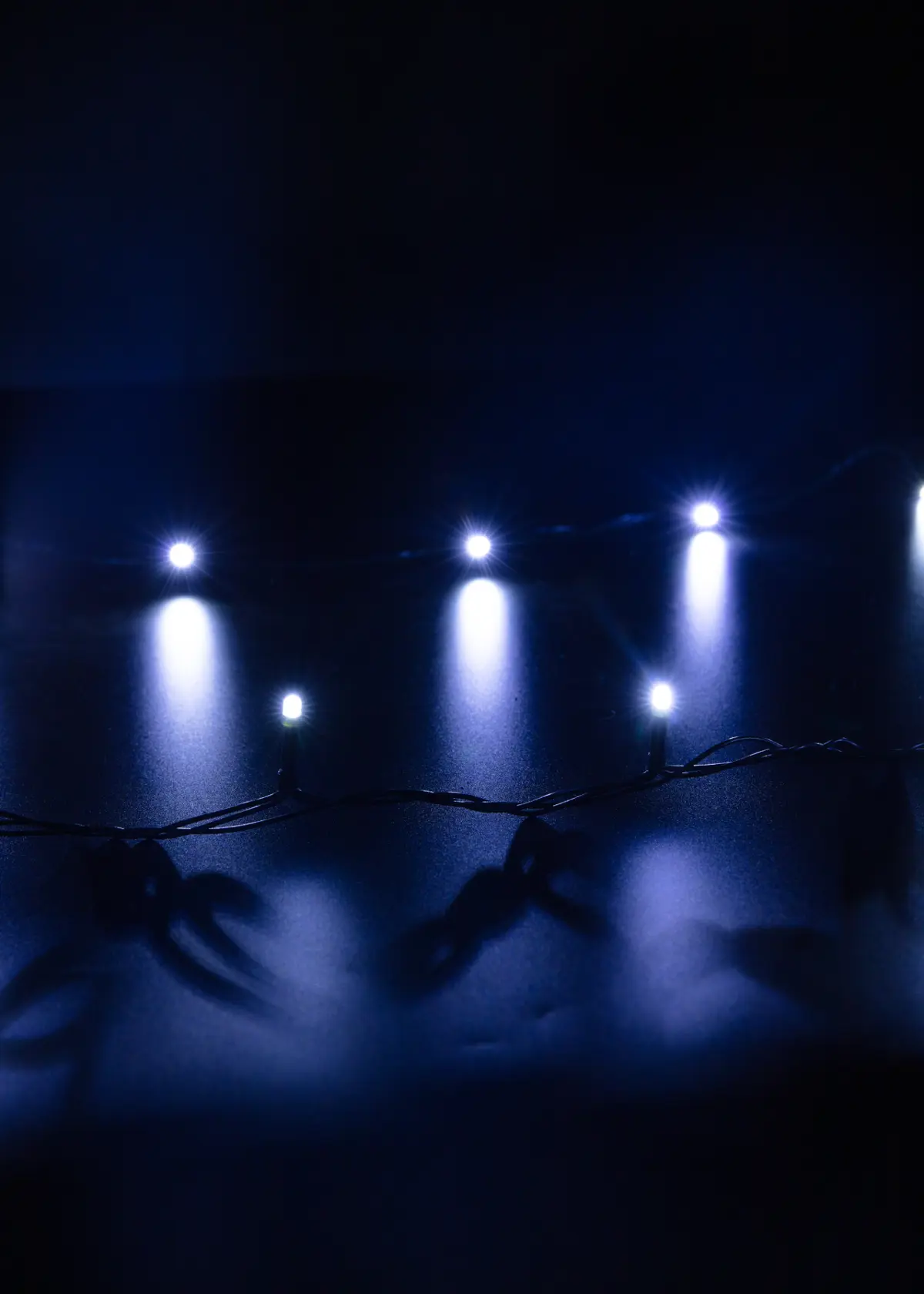 A photo of 50 Battery Operated White Multifunction String Lights