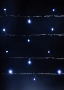 100 Battery Operated White Multifunction String Lights