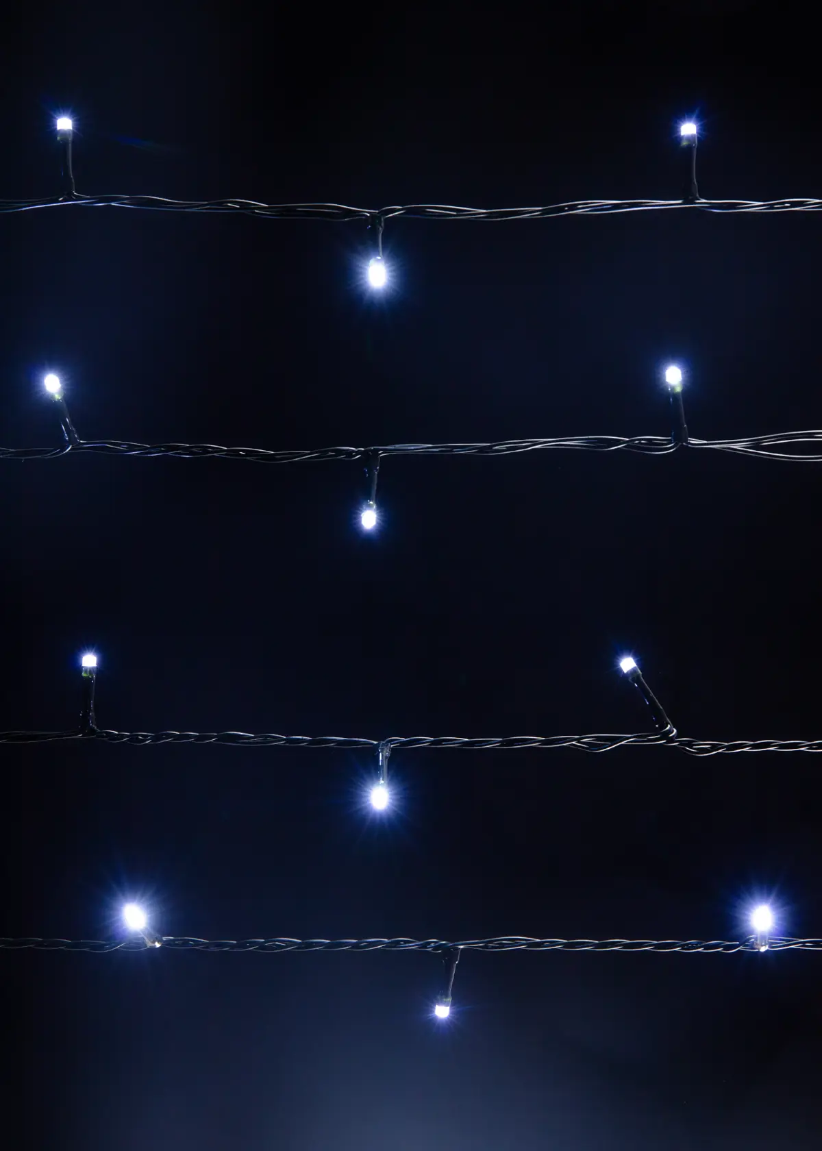 A photo of 200 Battery Operated White Multifunction String Lights