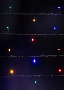100 Battery Operated Multicolour Multifunction String Lights
