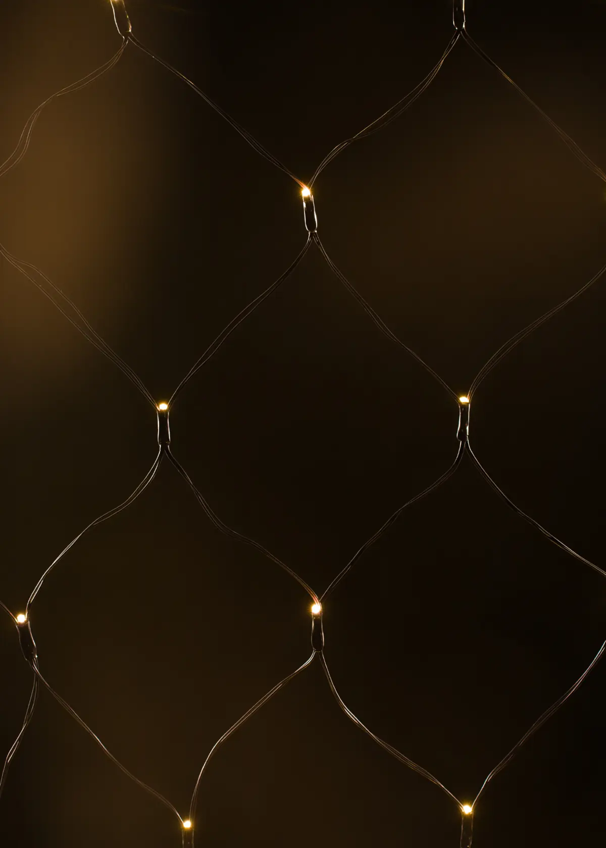 A photo of 240 Warm White Multifunction Net String Lights Battery