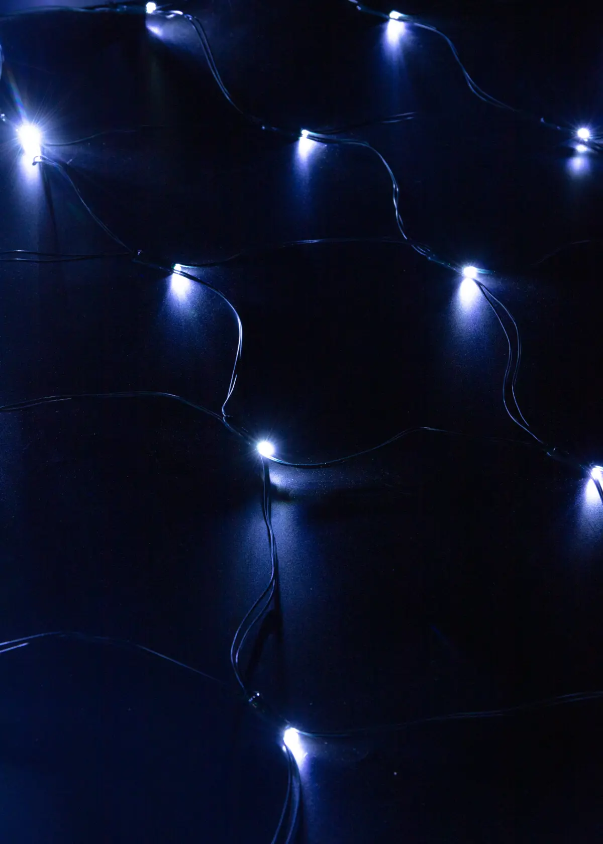 A photo of 240 Battery Operated White Multifunction Net String Lights