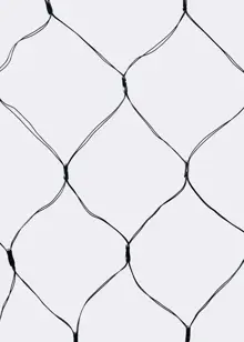 240 Battery Operated White Multifunction Net String Lights