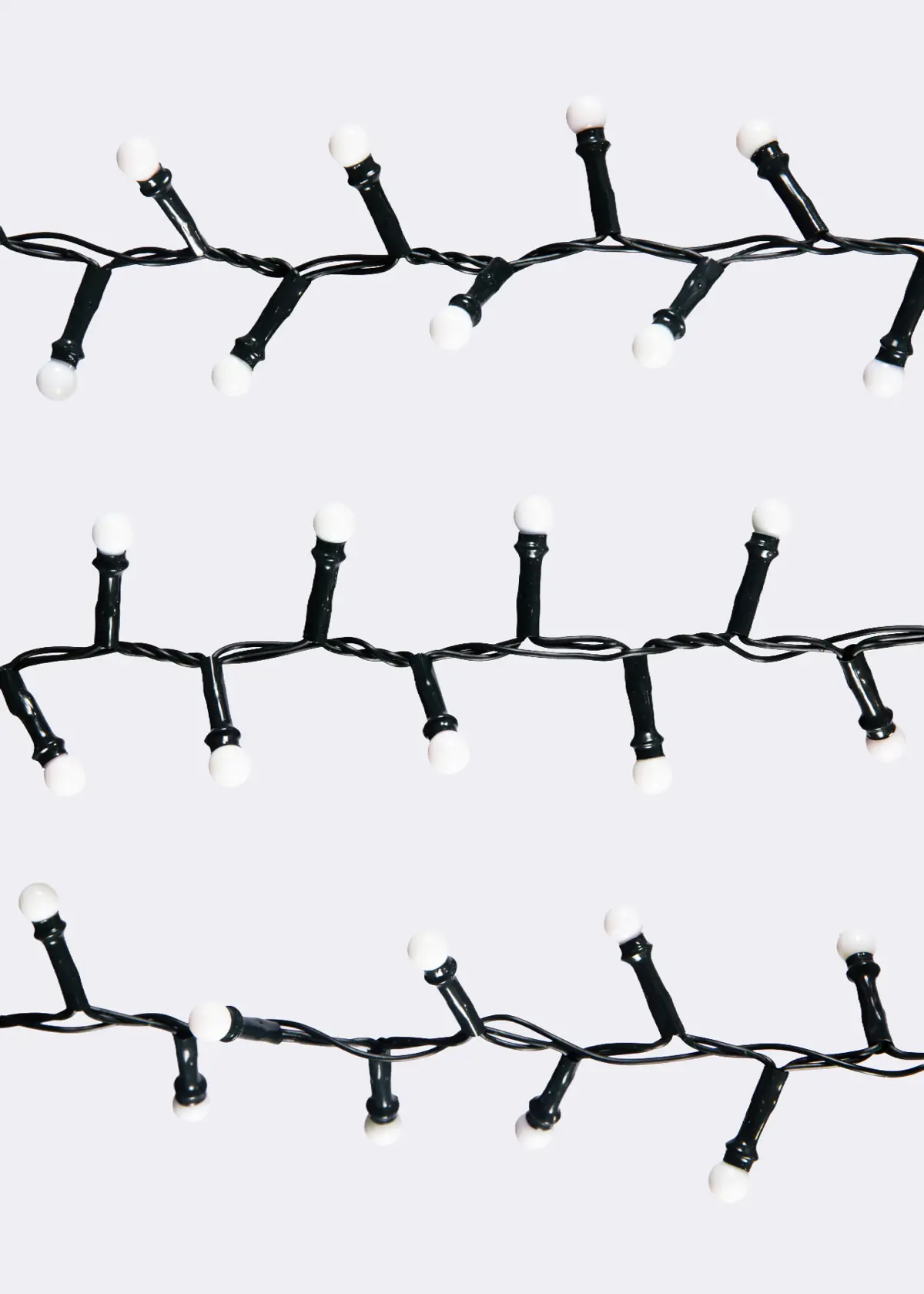 A photo of 50 Warm White Multifunction Berry String Lights Battery