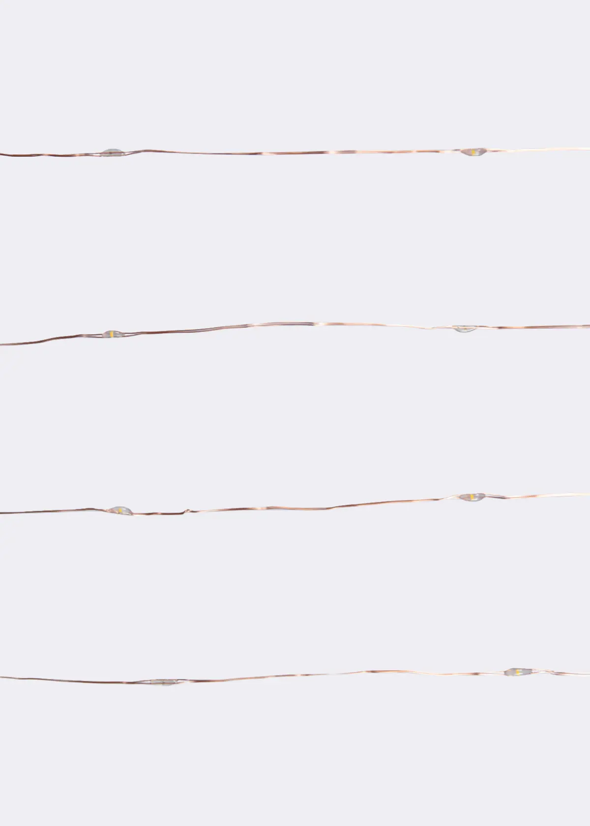 A photo of 50 Battery Operated Warm White Bare Wire LED String Lights