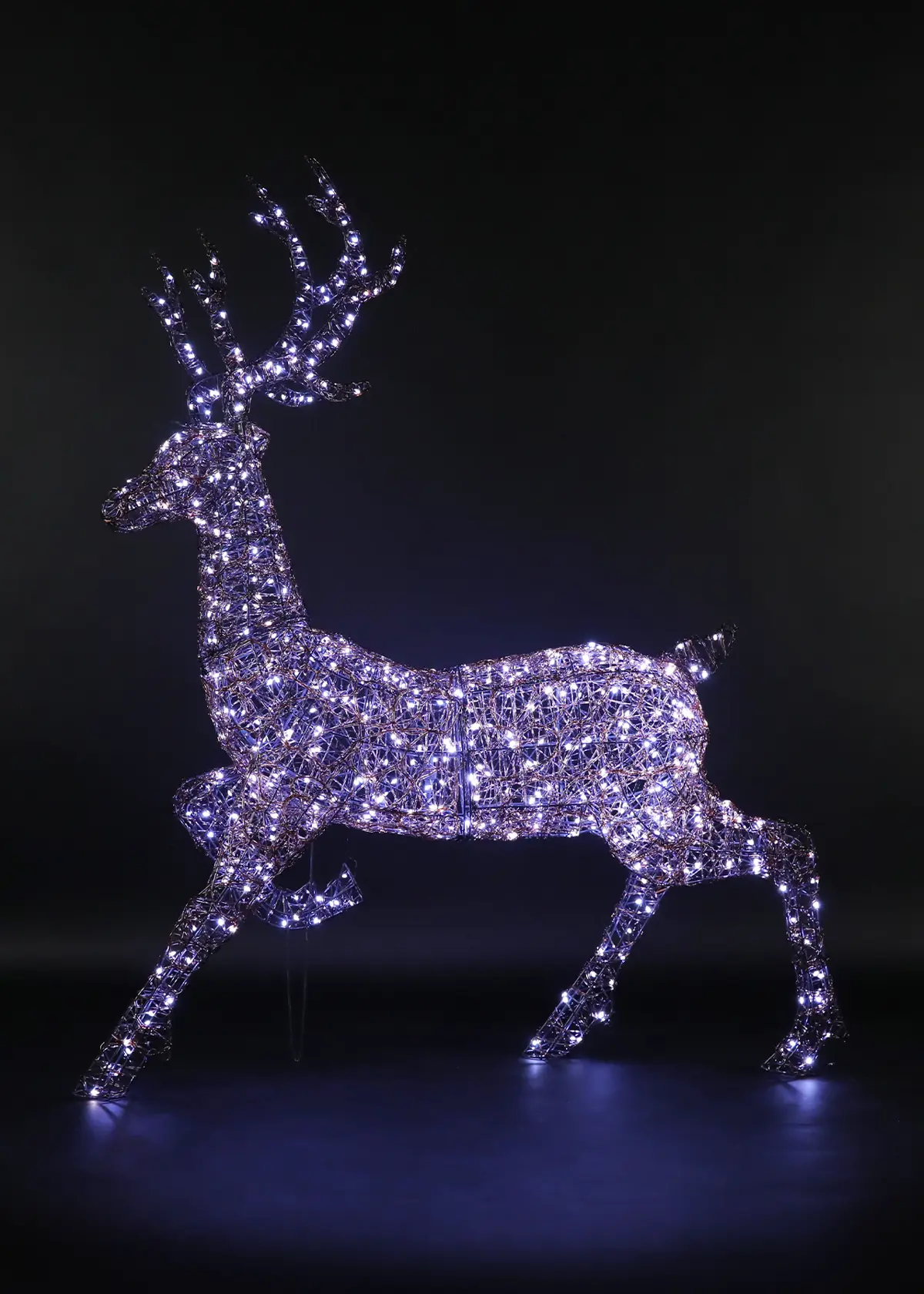 A photo of 1.4m Copper Acrylic Duo LED Woburn Stag Light