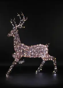 1.4m Copper Acrylic Duo LED Woburn Stag Light