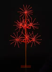 Multi-Coloured LED Firework-Effect Twig Tree Light 1.2m