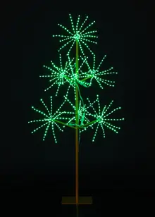 Multi-Coloured LED Firework-Effect Twig Tree Light 1.2m