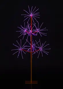 Multi-Coloured LED Firework-Effect Twig Tree Light 1.2m
