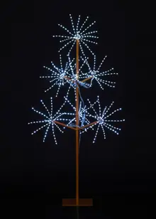 Multi-Coloured LED Firework-Effect Twig Tree Light 1.2m