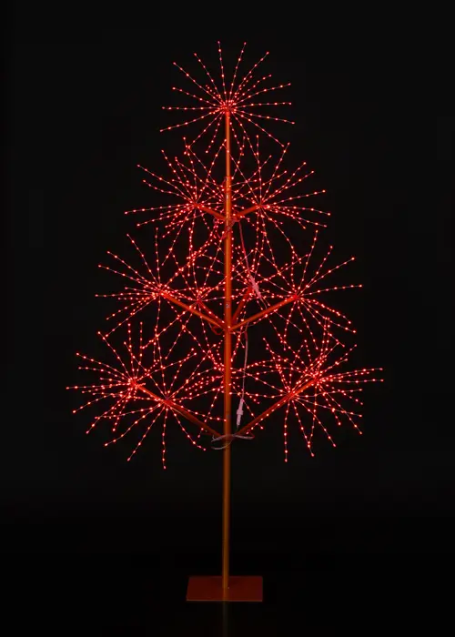 A photo of Multi-Coloured LED Firework-Effect Twig Tree Light 1.8m