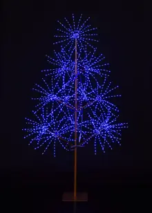 Multi-Coloured LED Firework-Effect Twig Tree Light 1.8m