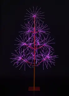 Multi-Coloured LED Firework-Effect Twig Tree Light 1.8m