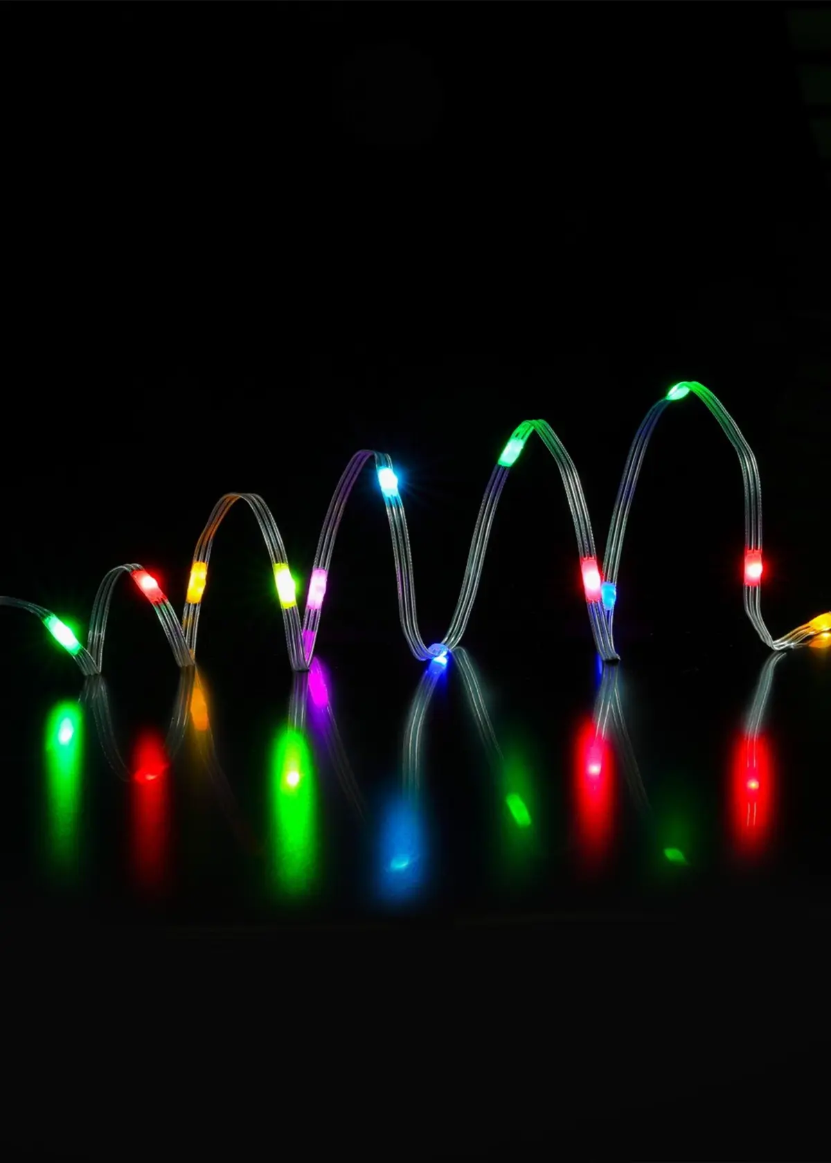 A photo of 200 Spectrum Remote Control Flexi String Lights