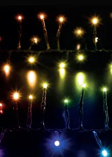 800 Spectrum Remote Control Cluster String Lights