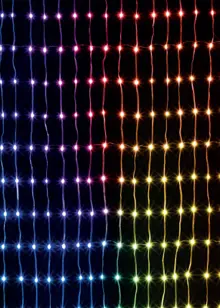 2.5m Spectrum Remote Control Curtain Light