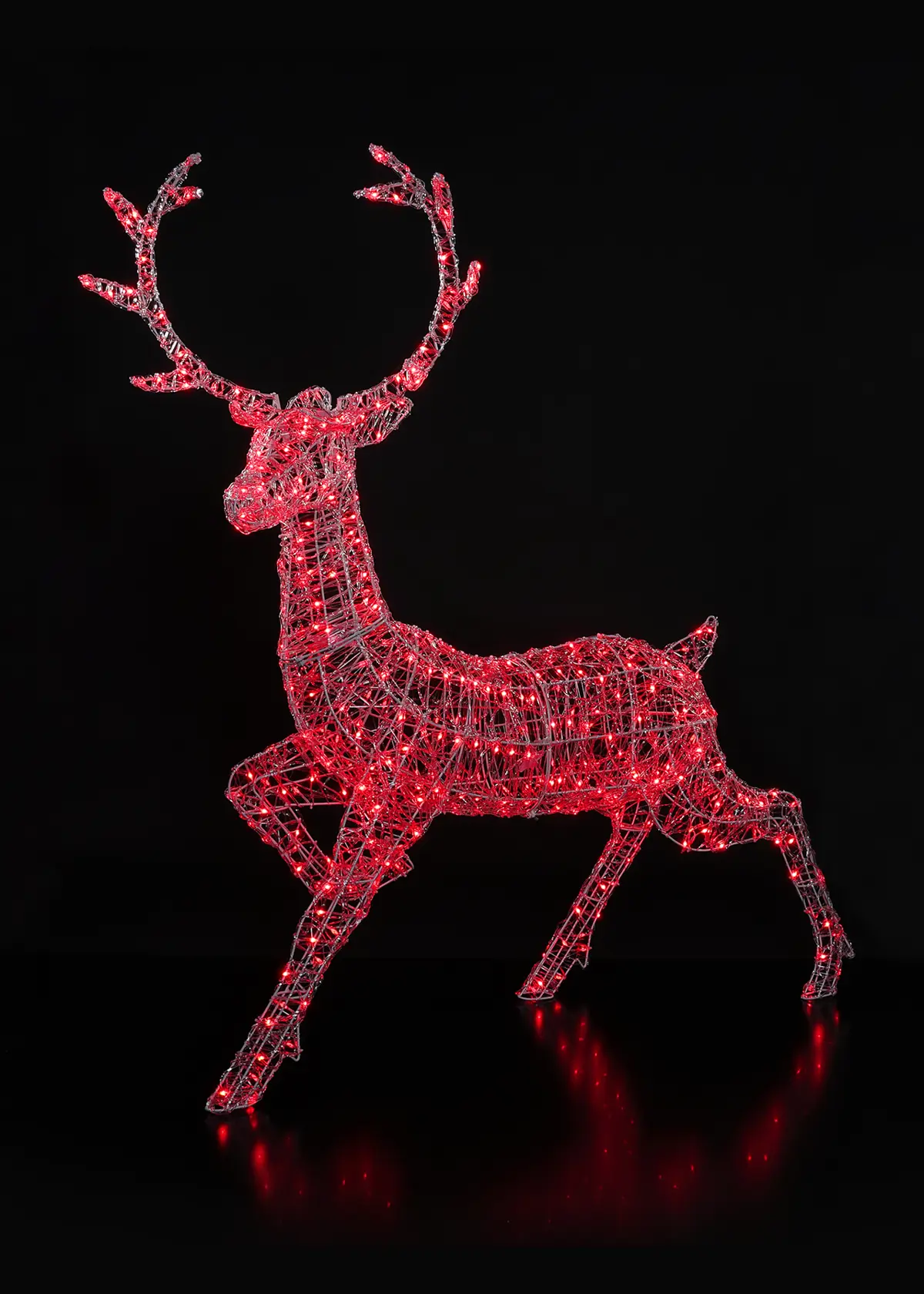 1.4m Spun Acrylic Colour-Changing LED Wire Woburn Stag