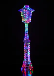 1.5m Spun Acrylic Colour-Changing LED Lamp Post