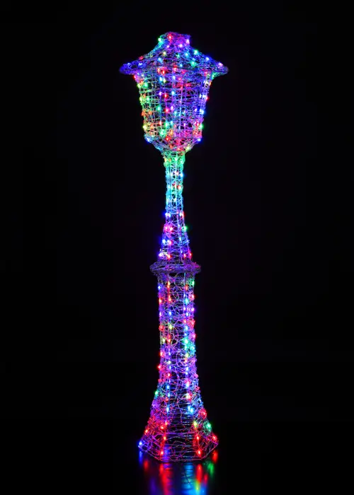 A photo of 1.5m Spun Acrylic Colour-Changing LED Lamp Post