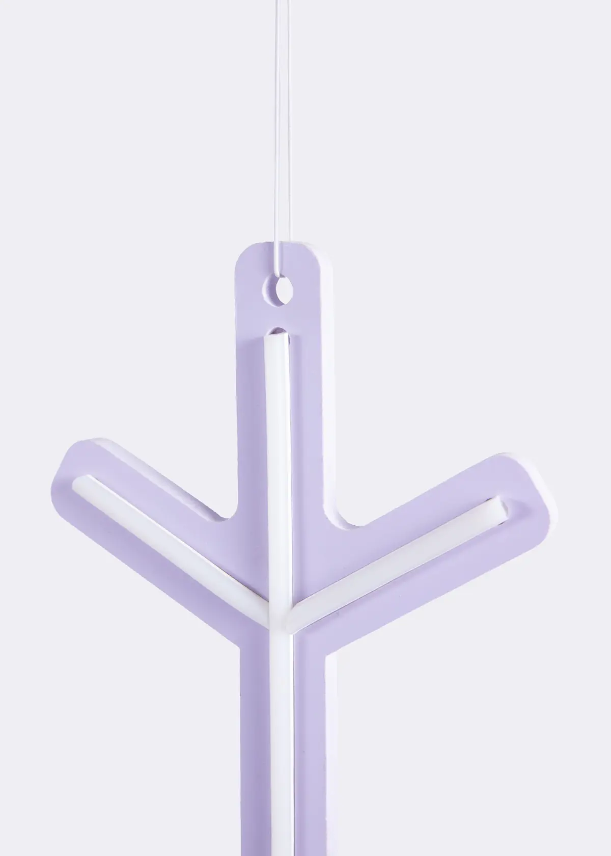 A photo of Neon LED Snowflake Indoor Light 60cm