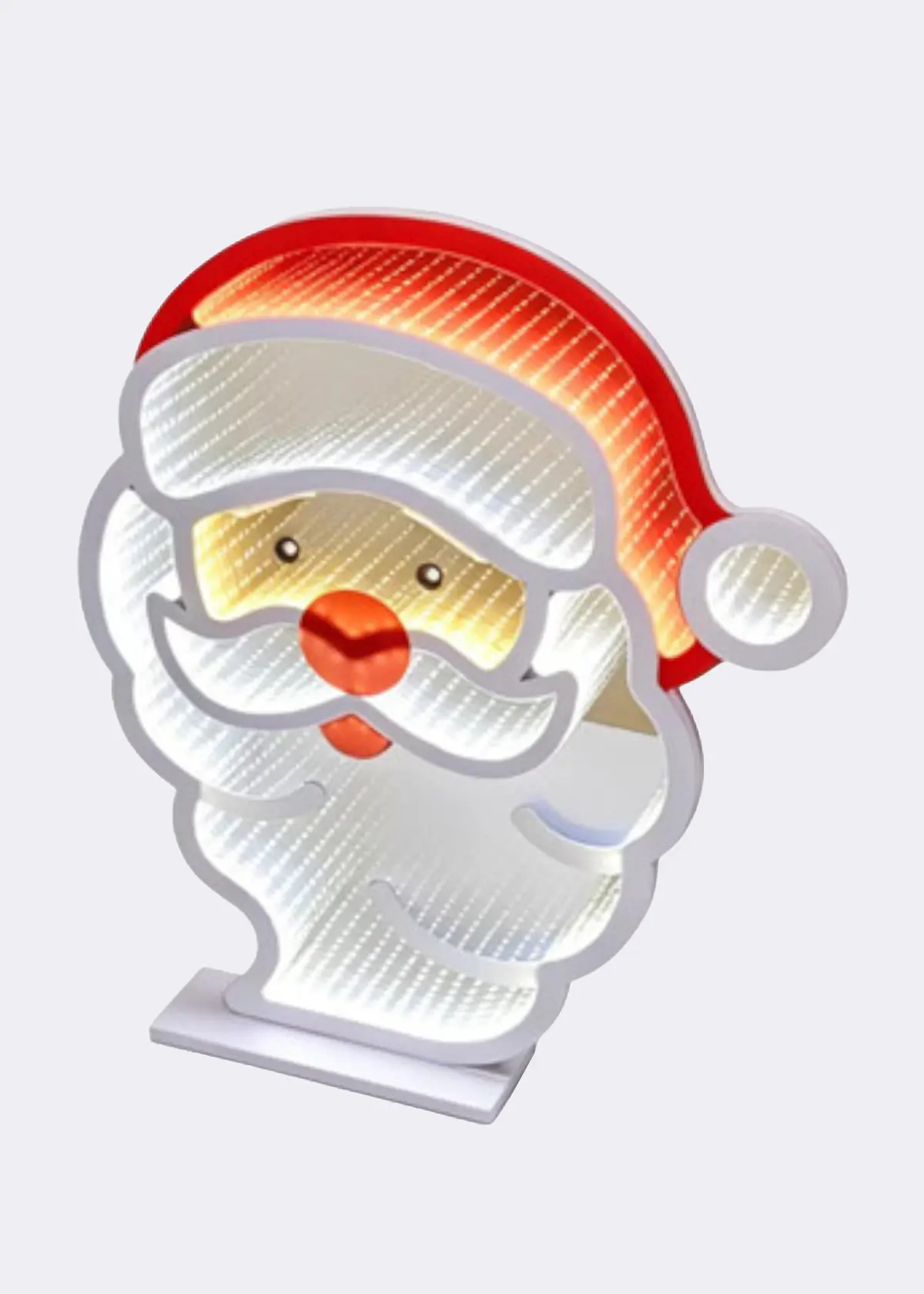 A photo of 70cm Double Sided Santa Claus Head Infinity Light