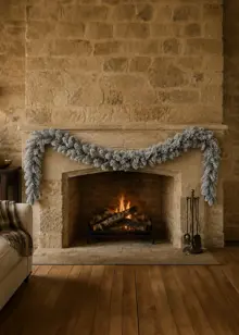 2.7m Royal Snowy Fir Artificial Garland