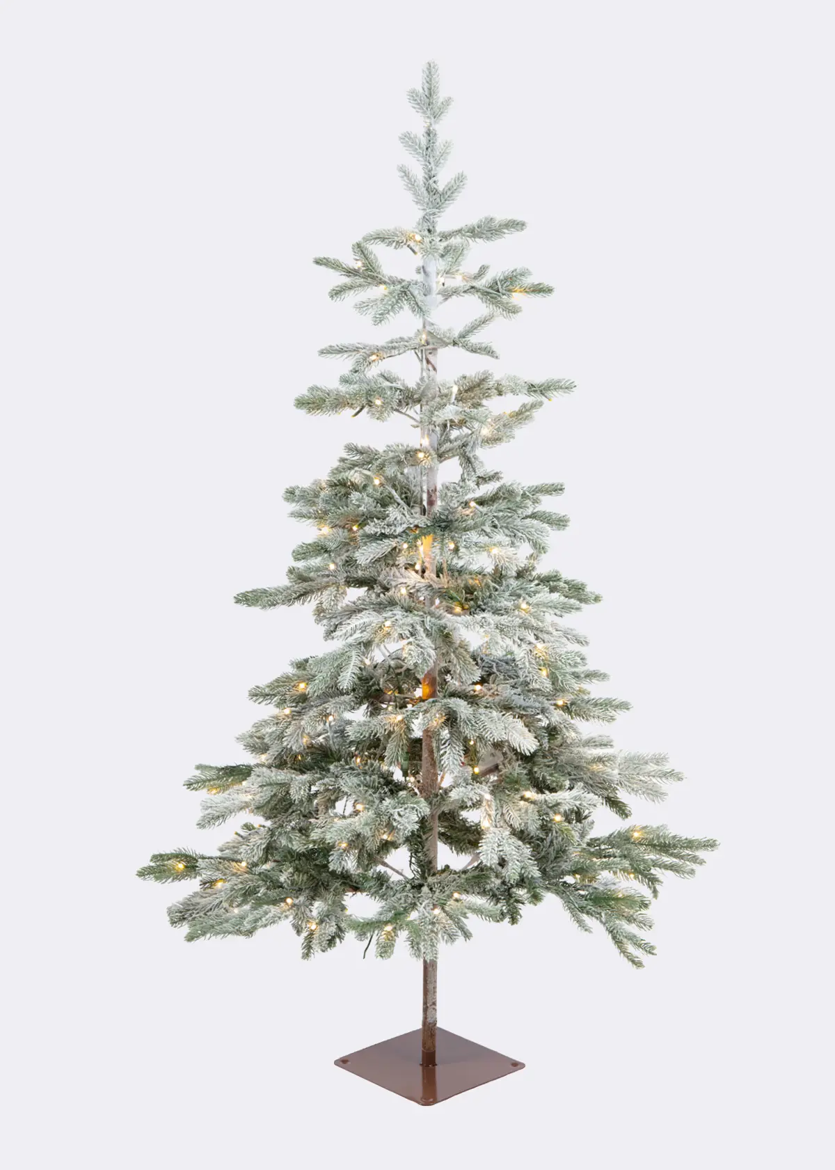 A photo of 6ft Elsa Snowy Pre-Lit Artificial Christmas Tree