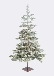 6ft Elsa Snowy Pre-Lit Artificial Christmas Tree