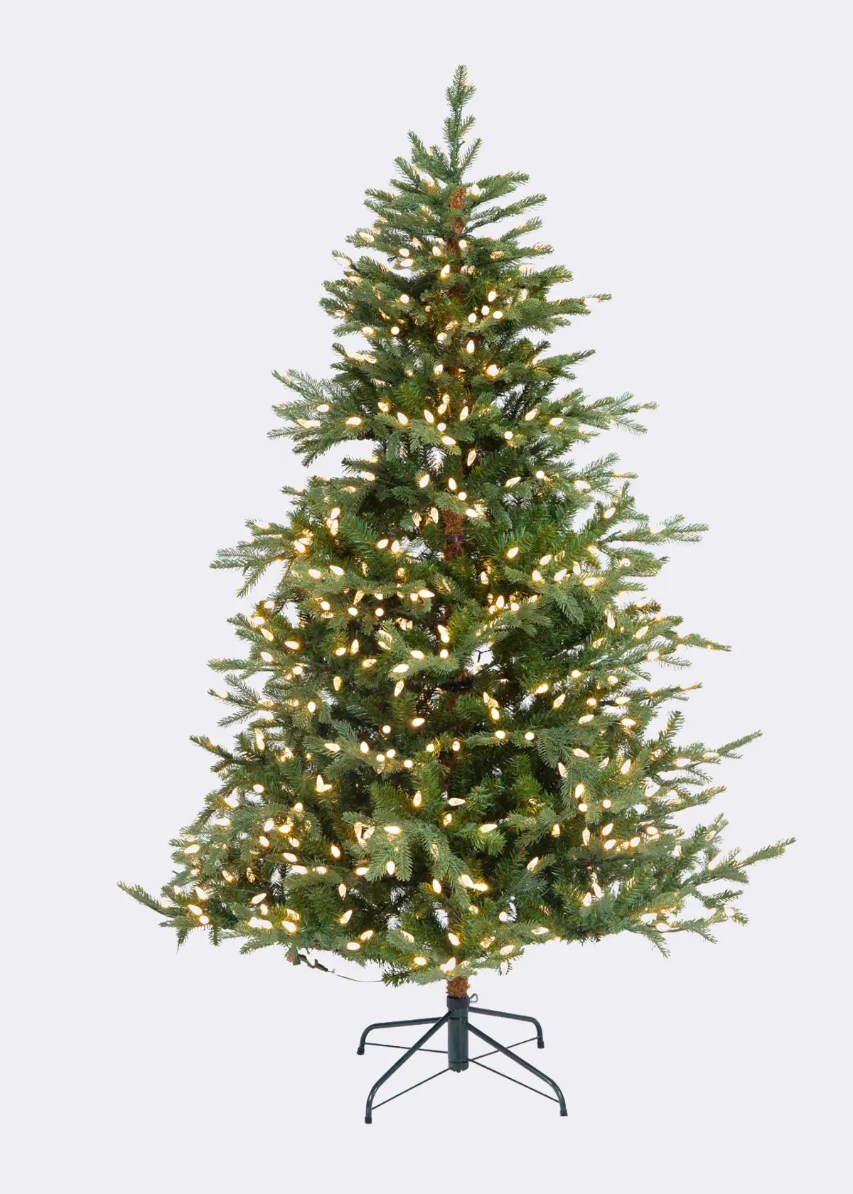 A photo of 6.5ft Alberg Pre-Lit Artificial Christmas Tree