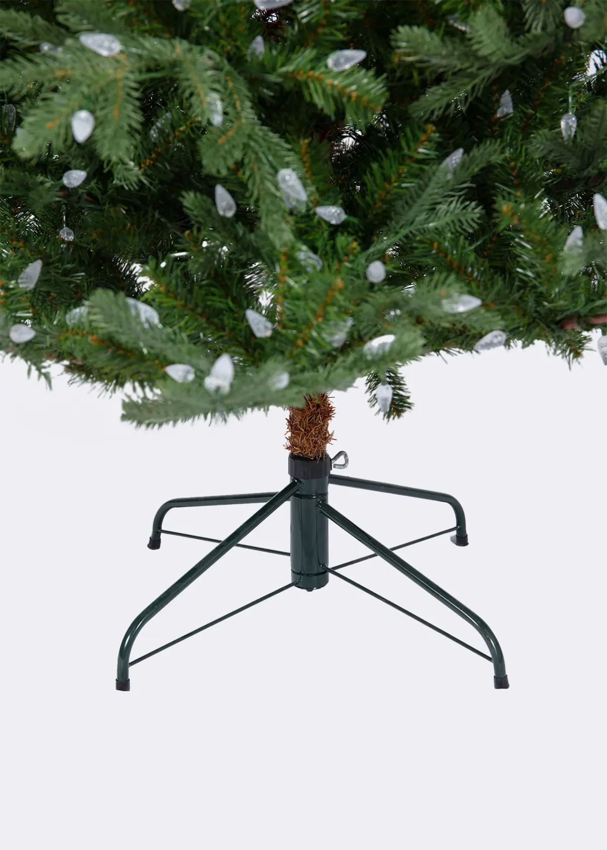 A photo of 6.5ft Alberg Pre-Lit Artificial Christmas Tree