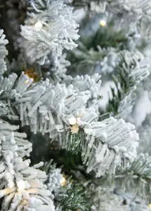 7ft Royal Snowy Fir Pre-Lit Artificial Christmas Tree