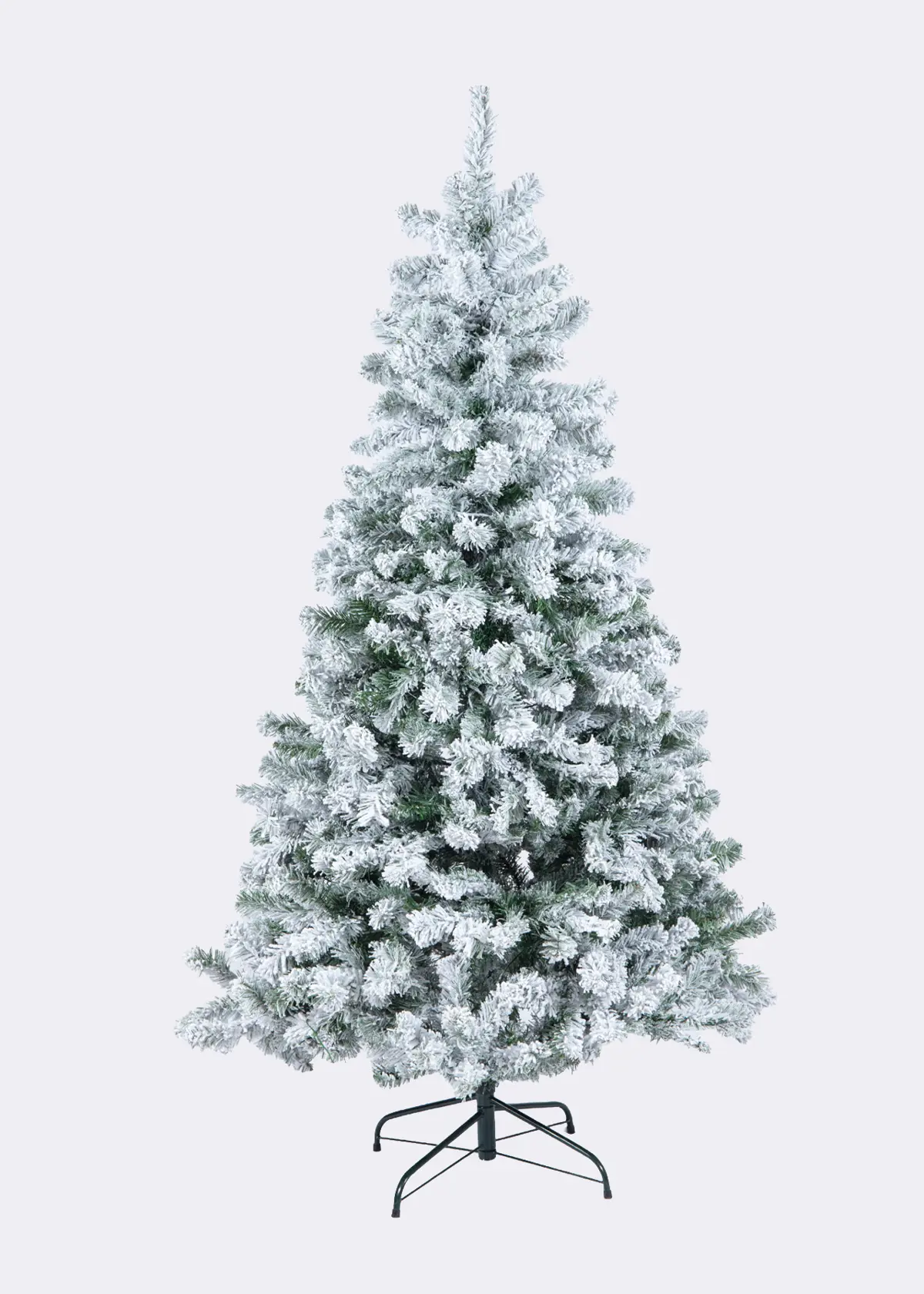 A photo of 8ft Royal Snowy Fir Pre-Lit Artificial Christmas Tree