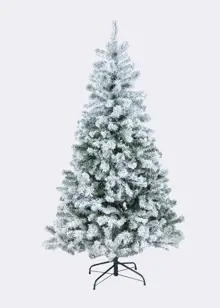 8ft Royal Snowy Fir Pre-Lit Artificial Christmas Tree