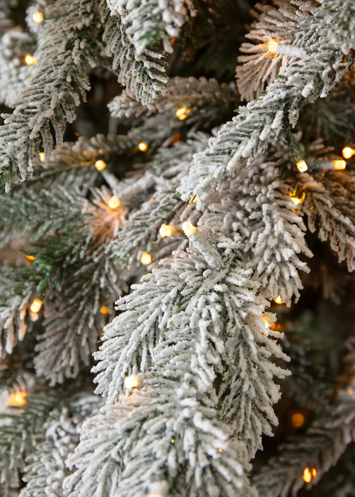 A photo of 6ft Selloranda Snowy Pre-Lit Artificial Christmas Tree