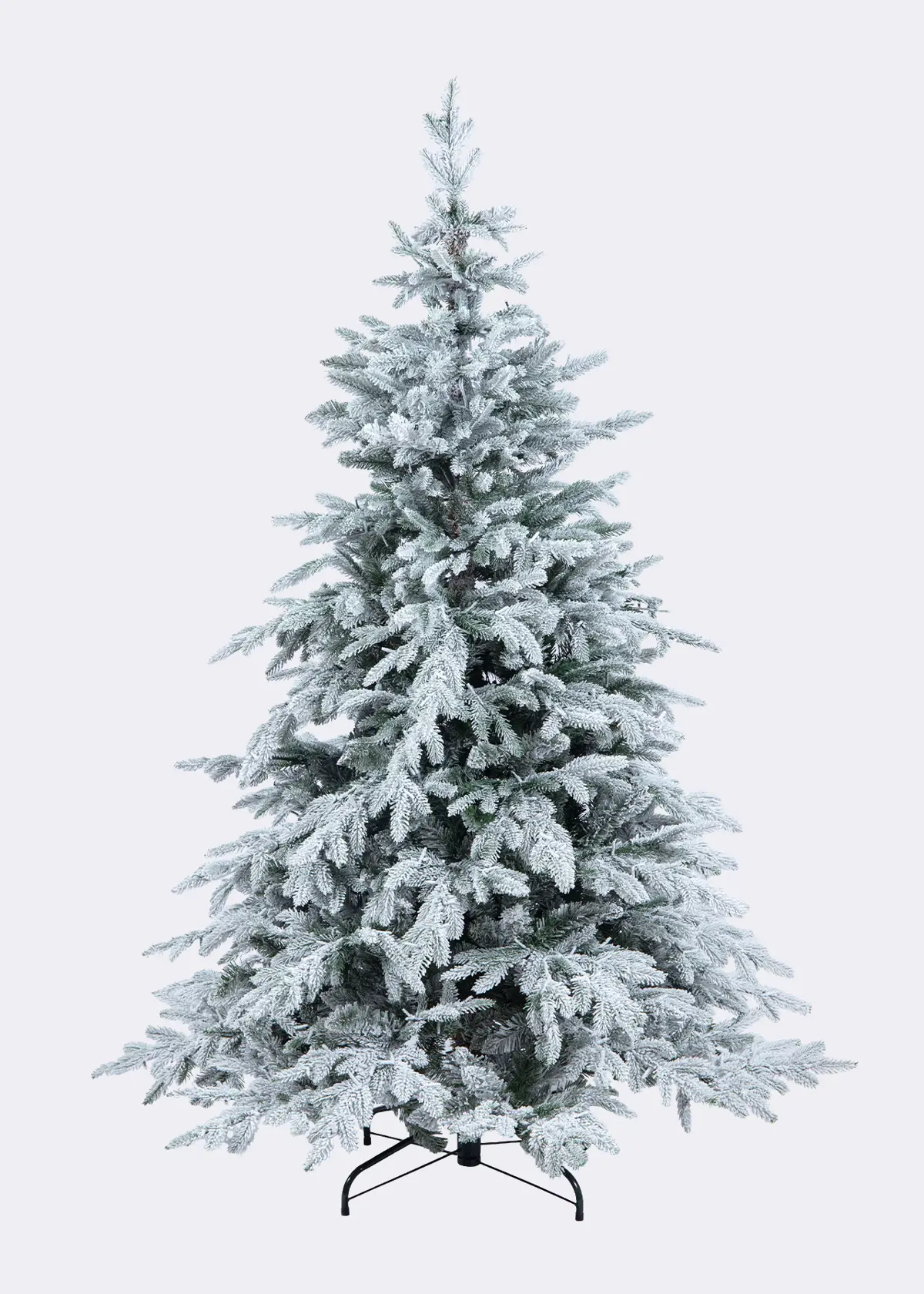 A photo of 6ft Selloranda Snowy Pre-Lit Artificial Christmas Tree