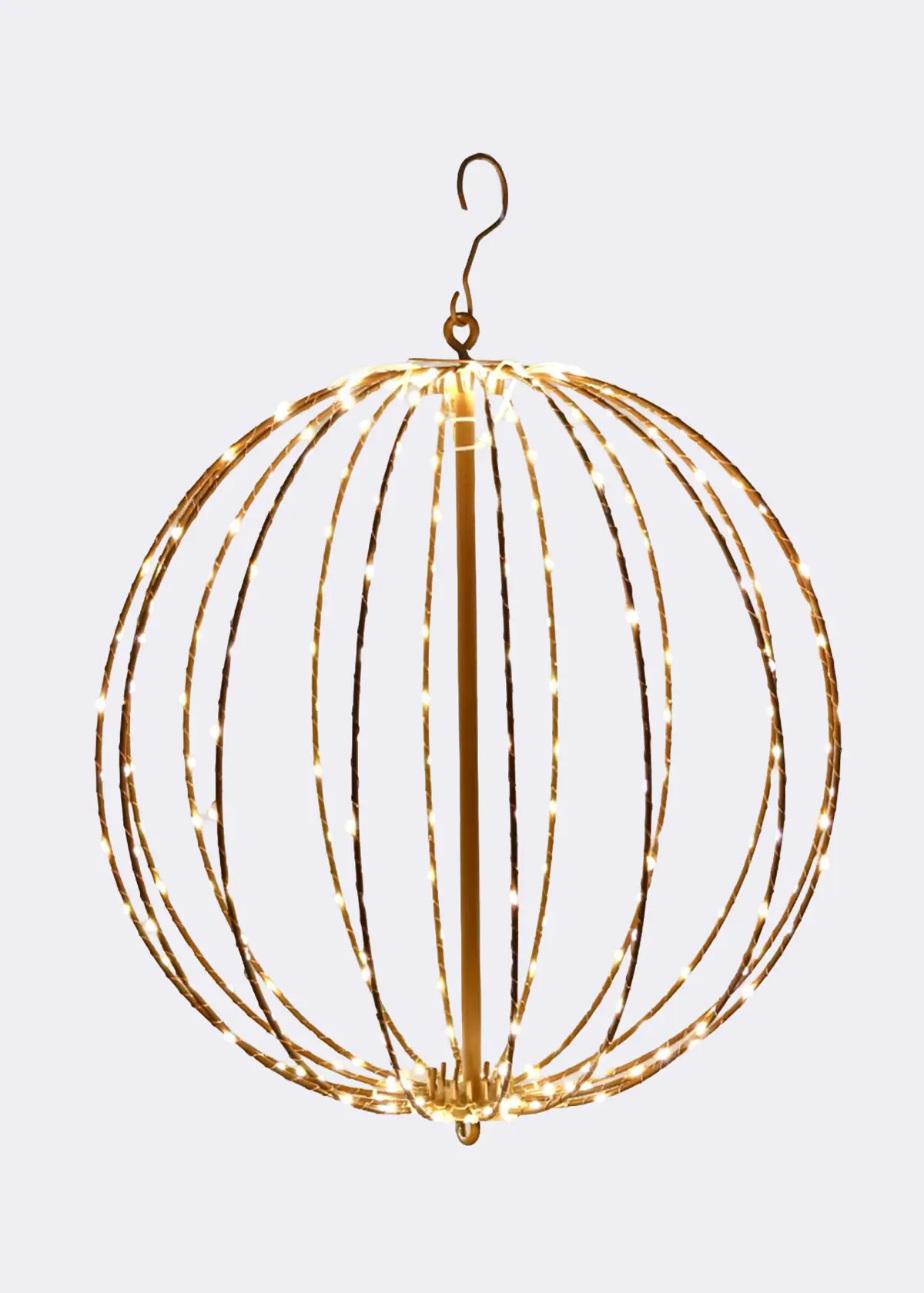 A photo of Gold LED Twinkle Sphere Indoor Light 40cm