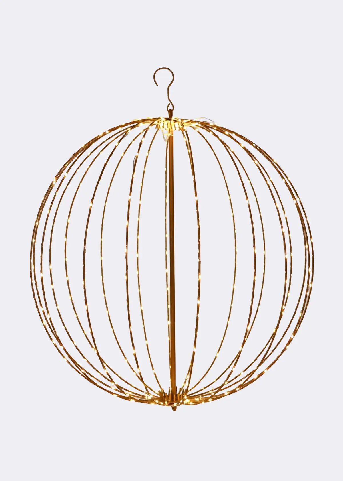 A photo of Gold LED Twinkle Sphere Indoor Light 60cm