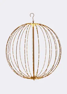 Gold LED Twinkle Sphere Indoor Light 60cm