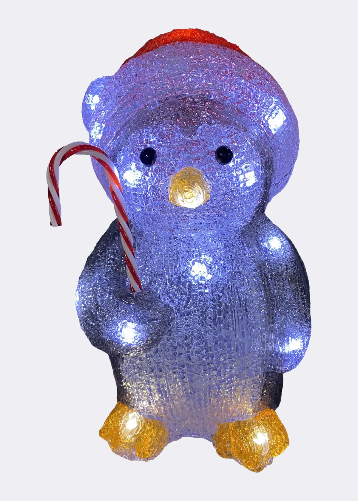 A photo of Buddy The Penguin Acrylic Twinkle Effect Light 23cm