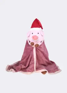 1.5m Pig in Blanket Plush Decoration