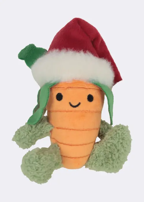 A photo of Carrot Plush Hanging Decoration 10cm