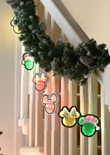 Disney Mickey and Minnie Mouse Infinity Light Garland 175cm